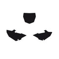 YAMAHA YZ125/250 2022 PRE CUTS, BLACKBIRD 3231/20 BLACK, NUMBER BOARD BACKGROUNDS
