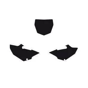 YAMAHA YZ125/250 2022 PRE CUTS, BLACKBIRD 3231/20 BLACK, NUMBER BOARD BACKGROUNDS
