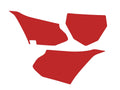 YAMAHA YZ85 2022-24 PRE CUTS, BLACKBIRD 3232/60 RED, NUMBER BOARD BACKGROUNDS