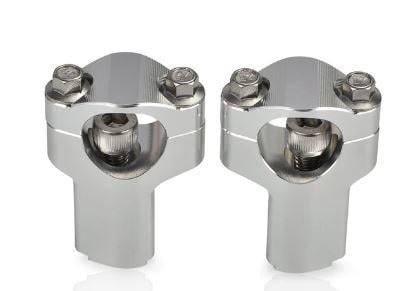 28.6mm Handlebar Clamp 52mm Risers Bar Mount In Silver for KTM Gas Gas BETA Husqvarna