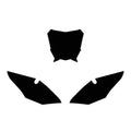 GASGAS 2-STROKE EC 21-23 PRE CUTS, BLACKBIRD 3911/20 BLACK, NUMBER BOARD BACKGROUNDS