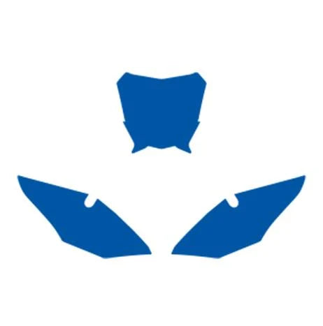 GASGAS 2-STROKE EC 21-23 PRE CUTS, BLACKBIRD 3911/70 BLUE, NUMBER BOARD BACKGROUNDS