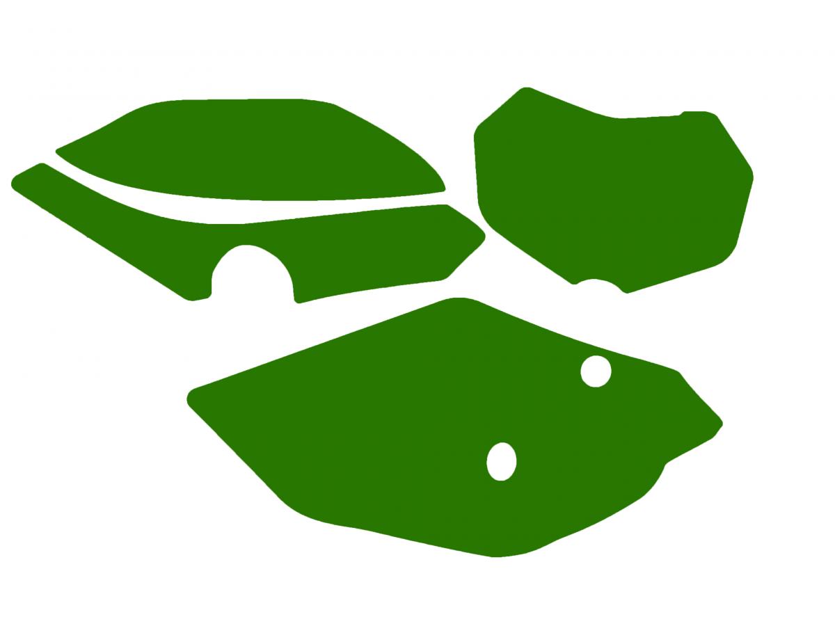 TM 4-STROKE 450-530 ENDURO 2022-25 PRE CUTS, BLACKBIRD 3820/30 GREEN, NUMBER BOARD BACKGROUNDS