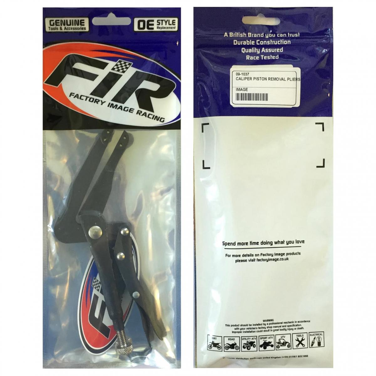 BRAKE CALIPER PISTON REMOVAL PLIERS, MOLE GRIPS