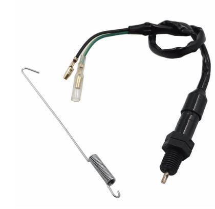 SWITCH REAR BRAKE STOP LIGHT & SPRING M12 X 1.5mm KIT UNIVERSAL