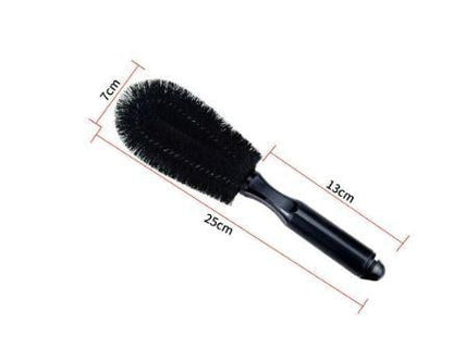 WHEEL TIRE RIM SCRUB BRUSH CLEANING TOOL FOR CAR TRUCK MOTORCYCLE BIKE ATV UTV