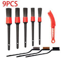 BIKE CAR WASHING KIT 9PCS CLEANING BRUSHES TOOLS