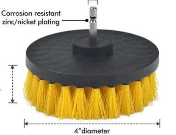 Heavy Duty Brush Cleaning Set With Drill Attachment