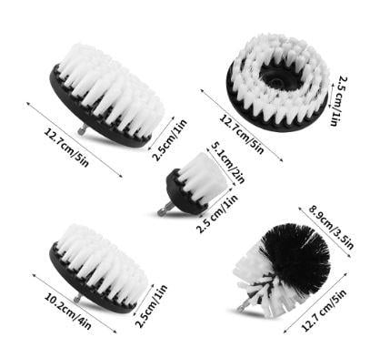 5Pcs BRUSH SET ROUND ATTACHMENT