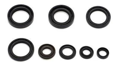 ENGINE OIL SEAL SET 74-83 YAMAHA DT MX YZ IT 100-175 25x40x8 28x40x8 26x38x5 12x21x4 12x18x5 17x25x4 14x25x5