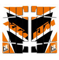 19-22 KTM SX/SX-F RAD LOUVER DECAL, BLACKBIRD A503N