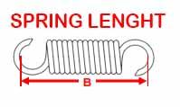 EXHAUST SPRING 70MM SWIVEL 2