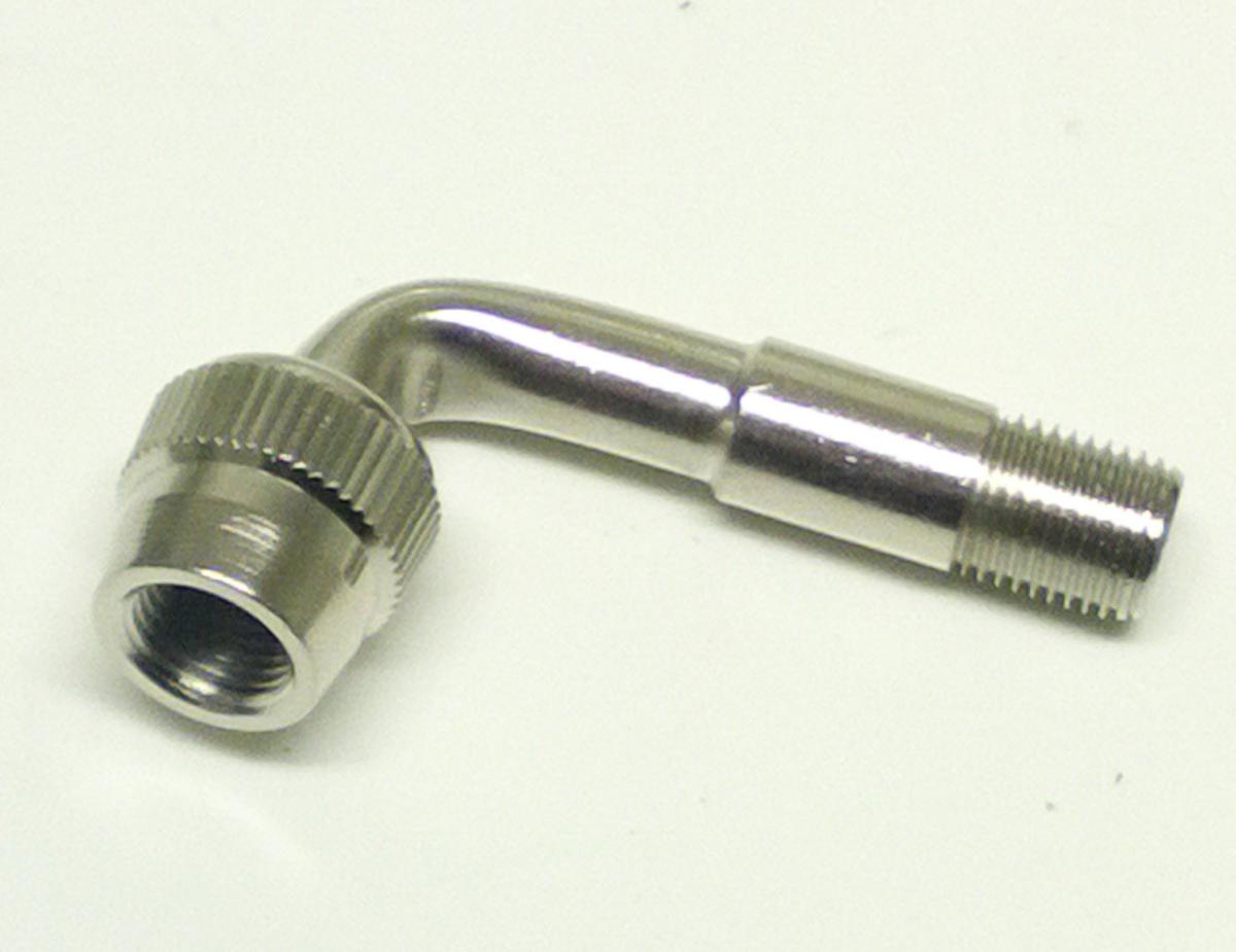 VALVE EXTENSION 90 DEGREE, TUBELESS TYRE VALVE