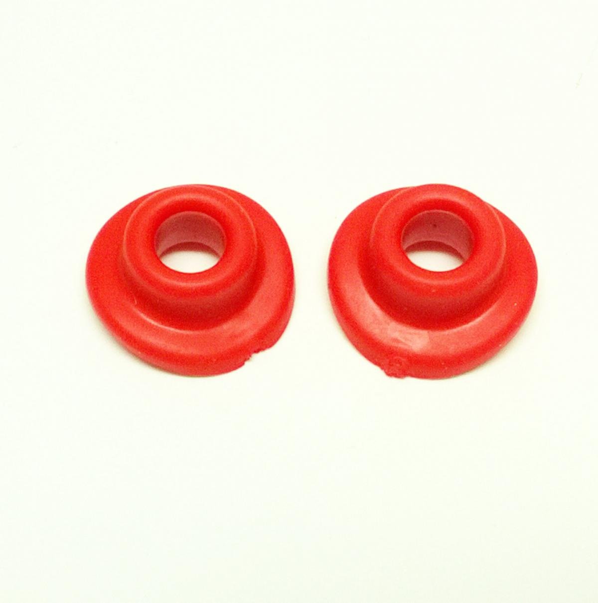 TYRE AIR VALVE SEAL SET/2 RED