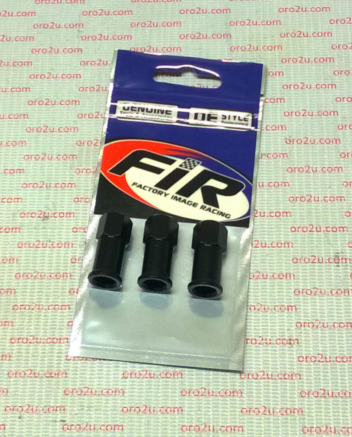 8mm RIM LOCK NUTS PK/3 BLACK