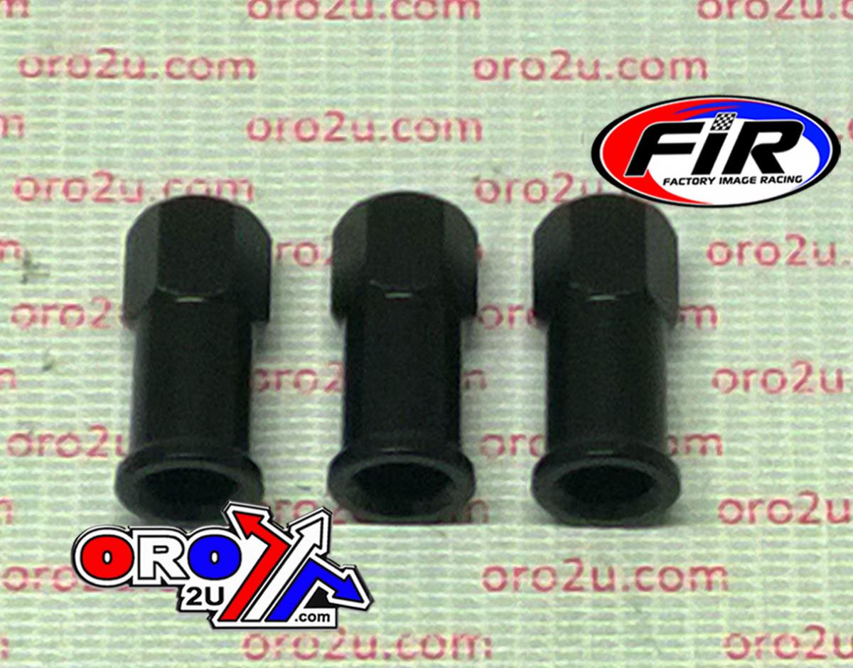 8mm RIM LOCK NUTS PK/3 BLACK