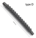 CONTROL CABLE COVER TYPE D BLACK [EACH]