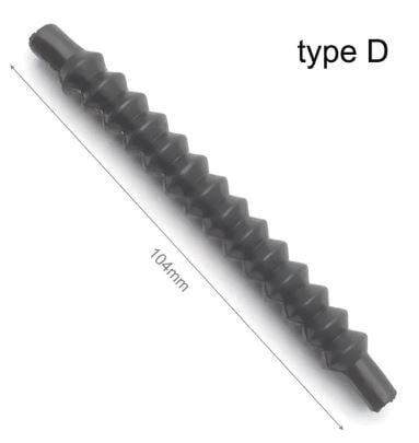 CONTROL CABLE COVER TYPE D BLACK [EACH]