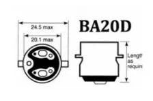 USE 44-2121.LED2 BETTER PRICE ................. LED 12V 30W BULB BA20D EACH