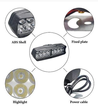 165mm LONG LED SPOT LIGHT 16 LED EACH