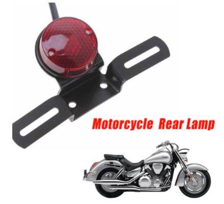 TAIL LIGHT RED LED Universal ROUND