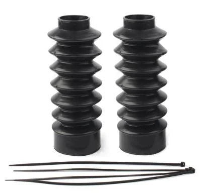 FORK GAITERS HARLEY-DAVIDSON FXD XL SPORTSTER 883 1200 6-WAVE 185X39MM BLACK