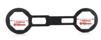 FORK CAP SUSPENSION WRENCH SPANNER 49mm 50mm 4-IN-1 TOOL