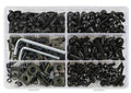 FAIRING BOLT KIT 253pcs. BLACK Aprilia, RSV Tuono 1000 1000R Mille RSV4 RS 50 125 250 Pegaso For BMW S1000R S1000RR HP4