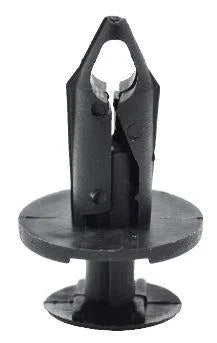 PACK-10 M8 PLASTIC CENTER PUSH FENDER CLIPS RIVETS, 8mm x 20mm x 20mm
