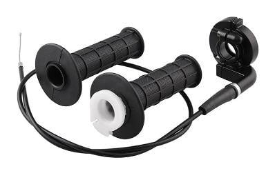 TWIST THROTTLE WITH CABLE AND CLAMP SET 7/8 22mm