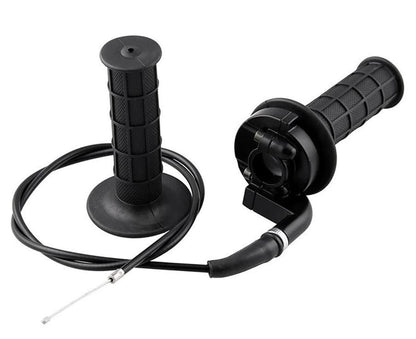 TWIST THROTTLE WITH CABLE AND CLAMP SET 7/8 22mm