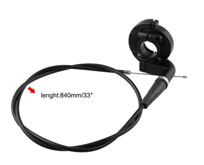 TWIST THROTTLE WITH CABLE AND CLAMP SET 7/8 22mm