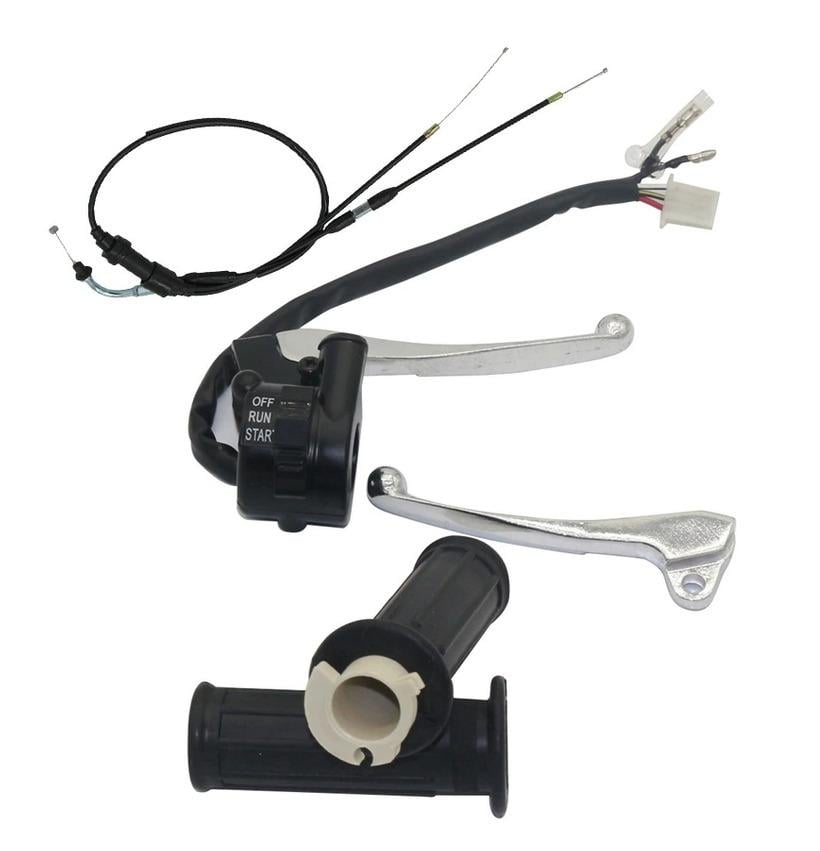 THROTTLE GRIPS CABLE & LEVERS KIT YAMAHA PW50 PEE WEE 266-26261-00-00