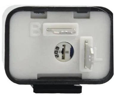12V 2 Pin Relay Turn Signal Blinker Indicator, Adjustable Frequency LED Flashing FM Flasher