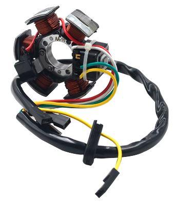 STATOR COIL MAGNETO YAMAHA PEUGEOT BETA, AM6 ENGINES ONLY DT50R TZR50 XP6 XPS XP6S XR6 50 RK RR 50