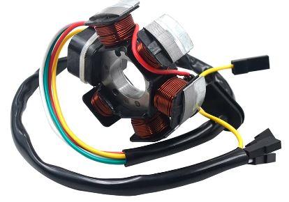 STATOR COIL MAGNETO YAMAHA PEUGEOT BETA, AM6 ENGINES ONLY DT50R TZR50 XP6 XPS XP6S XR6 50 RK RR 50