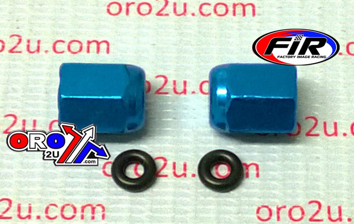 ALLOY VALVE CAP SET BLUE