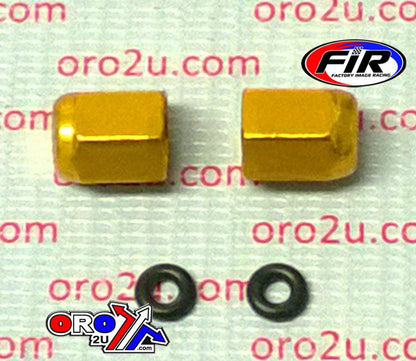 ALLOY VALVE CAP SET GOLD