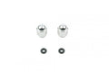 ALLOY VALVE CAP SET SILVER