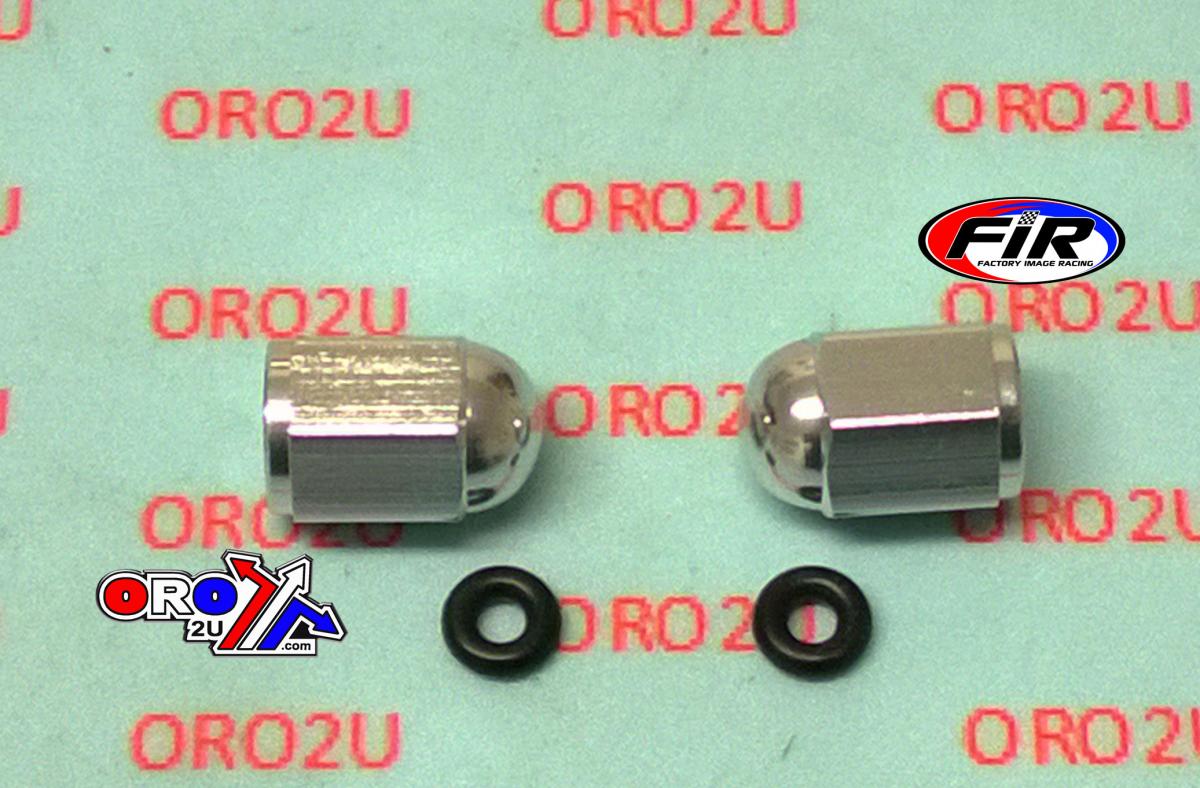 ALLOY VALVE CAP SET SILVER