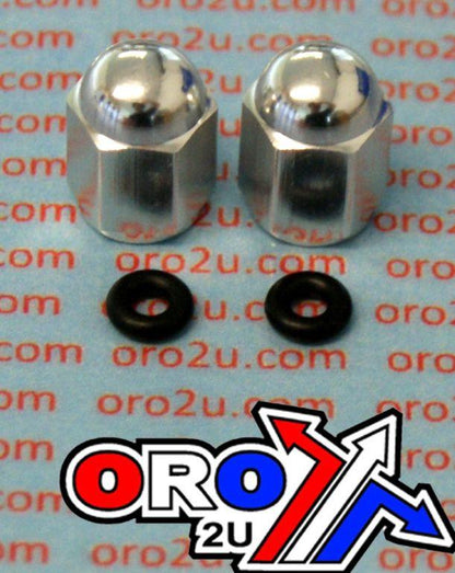 ALLOY VALVE CAP SET SILVER