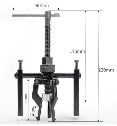 3 JAW INNER BEARING GEAR PULLER BEARING GEAR REMOVAL TOOL