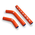 COOLANT HOSE 3 PIECE KIT ORANGE 07-10 KTM 250 300 SX XC SAMCO SPORT KTM-18-OR