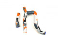 COOLANT HOSE 2 PIECE KIT ORANGE CAMO 20-23 GAS HUSQ KTM 250 THERMOSTAT BYPASS SAMCO KTM-116-SOL