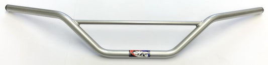6.5 STEEL CLASSIC HANDLEBARS, / SILVER GLOSS FINISH, Made in UK [TAG-Z]