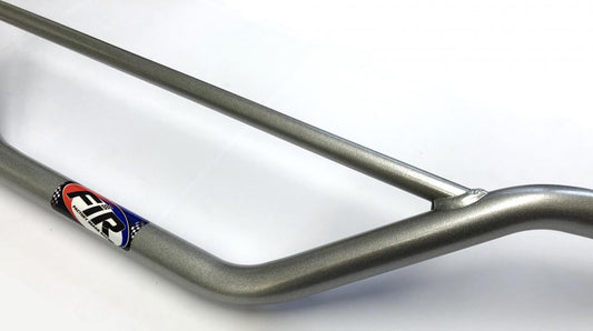 6.5 STEEL CLASSIC HANDLEBARS, / SILVER GLOSS FINISH, Made in UK [TAG-Z]