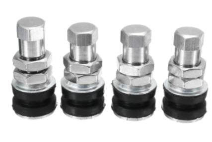 TUBELESS BOLT ON TYRE VALVE 10mm x 33mm 0.327 TR161 819 (PACK OF 4)