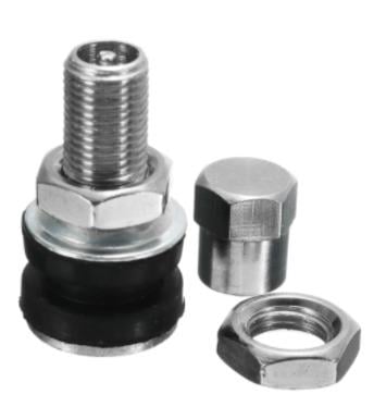 TUBELESS BOLT ON TYRE VALVE 10mm x 33mm 0.327 TR161 819 (PACK OF 4)