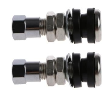 (PACK OF 2) TUBELESS BOLT ON TYRE VALVE, 10mm x 33mm 0.327 TR161 819