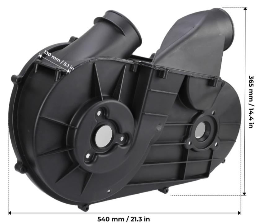 Polaris CVT Belt Clutch Cover Back Plate RZR General Ranger, 2635158 2635822, 2635158, 2634229